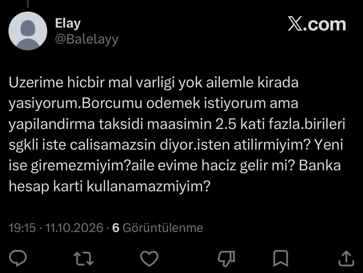 Bankayadair's tweet photo. İşten çıkarılma konusu çalıştığınız iş yerinin turumuza bağlı. Bazı iş yerleri borçlu insanları çalıştırmak istemez. Bunun nedeni maaş haczi ile uğraşmamak için. Eğer SGK olmadan çalışıyorsanız orada işyerini bir bağlayıcılığı olmadığı için işten çıkartma olmaz diye düşünüyorum. https://t.co/KT4F6YgDyB