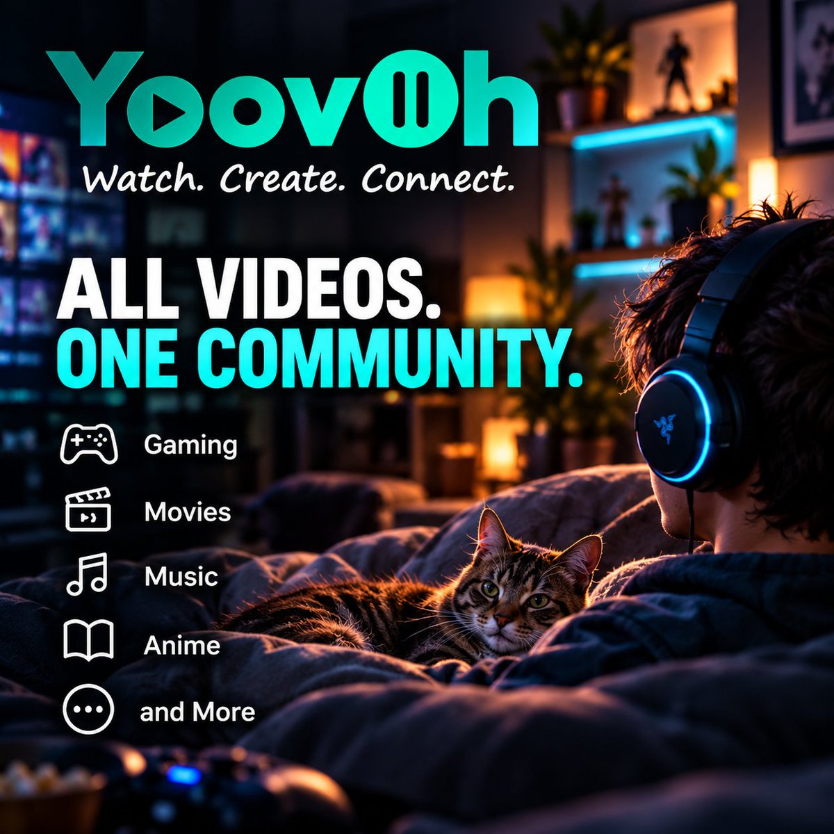 YoovOhOfficial's tweet photo. New platform. Same videos. Way less competition.
Already making content? Upload it on YoovOh and reach viewers who are looking for new creators to follow. Ranks, analytics and creator monetization. https://t.co/J5d3nE2Amo
#ContentCreator #SmallYouTuber #GamingClips #NewPlatform #YoovOh #monetization