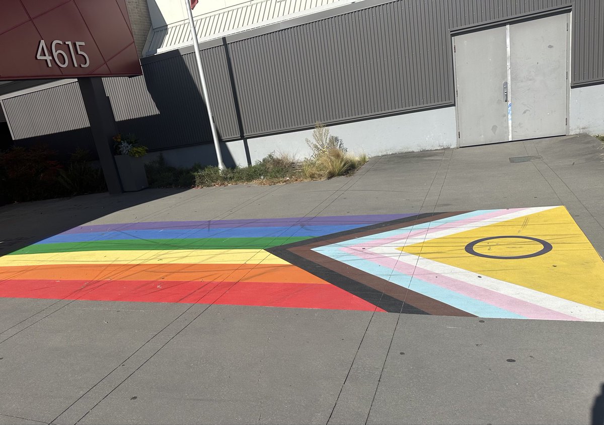 JimMcMurtry01's tweet photo. Delta Pride Society gave $2,000 to Delta Secondary for a walkway painting.

It recruits children for the school’s Gender Sexuality Alliance.

This violates the neutrality provision of the School Act. https://t.co/dBXv3b0smO