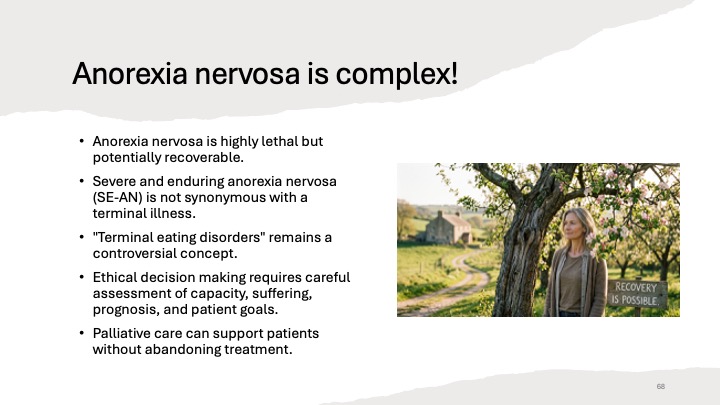 DrDanielGih's tweet photo. Together, we advocated that eating disorders, particularly anorexia nervosa, can greatly benefit from physicians who have combined training. Patients can recover even after many years of illness; chronicity does not exclude the possibility of ongoing medical and psychiatric care. https://t.co/kB6hlzPBNt