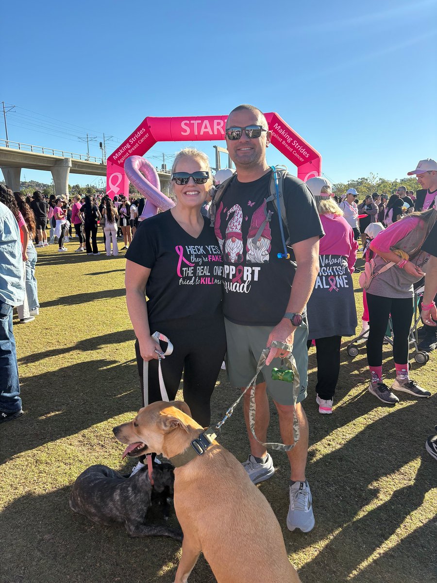 SDSU's tweet photo. Thousands of San Diegans will come together at SDSU Mission Valley on Oct. 18 to take steps against breast cancer. 💗 Making Strides Against Breast Cancer returns to Snapdragon Stadium and SDSU Mission Valley River Park. #MakingStrides #BreastCancerAwareness https://t.co/uYve3ZaFNj