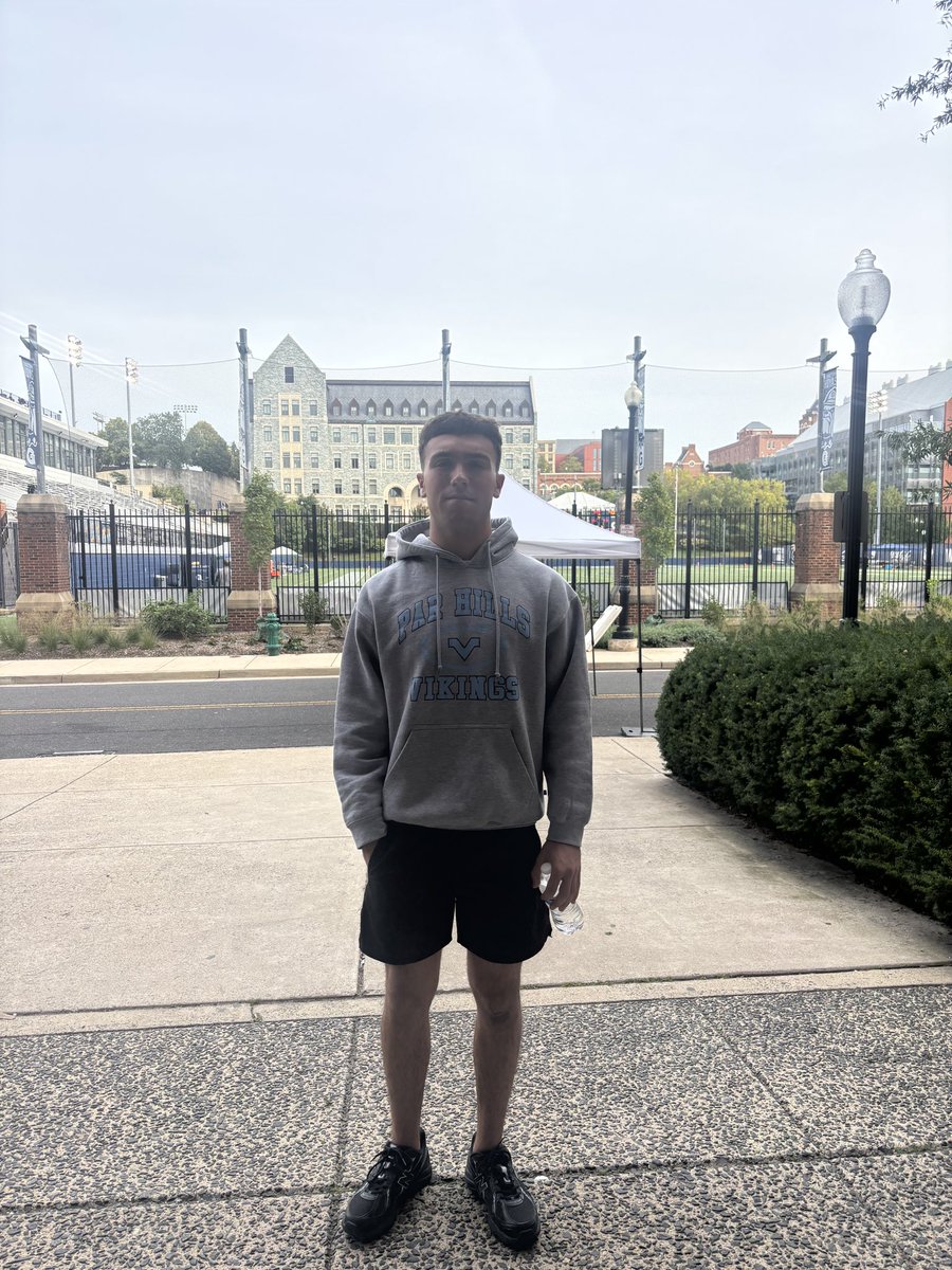 nicknaps9's tweet photo. Had a great time yesterday at @HoyasFB . Thank you @CoachRamey_ for the opportunity and experience. It was great meeting the coaches. https://t.co/pNVbsYkcHl