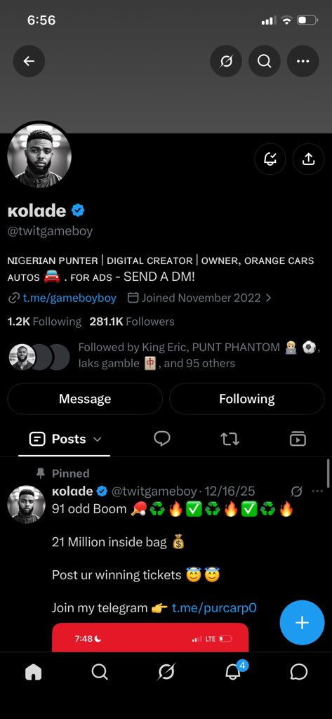 Lococryptsol's tweet photo. @39billion @twitgameboy 2001846447
Kuda bank

God bless you king. https://t.co/BiwBwPepRp