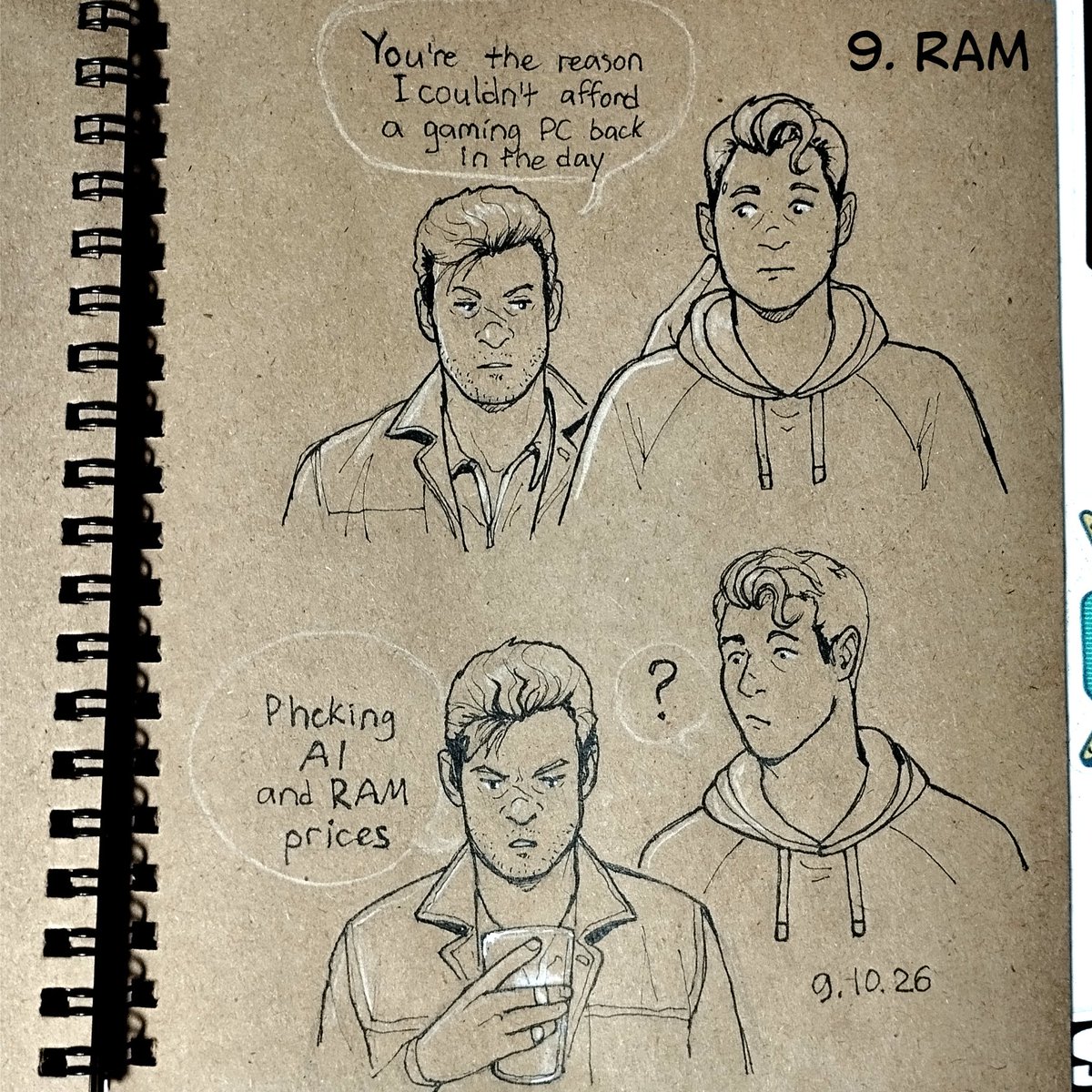 julientel_art's tweet photo. A couple of my Inktober drawings

It's been ages since I last tried to draw anything on paper, so don't judge 😅

#Inktober
#DetroitBecomeHuman https://t.co/laMHnir4FM