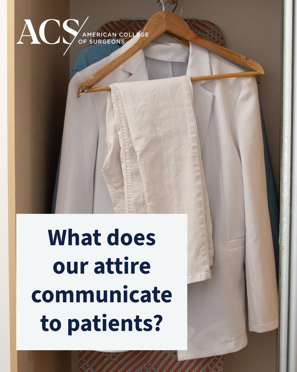 AmCollSurgeons's tweet photo. In a recent ACS Bulletin Viewpoint, Dr. Satyan K. Shah reflects on the different ways surgeons dress for colleagues and patients. He asks whether attire can shape how patients perceive professionalism, respect, and trust.

Read Dr. Shah's perspective: https://t.co/Szbi4K7ZR0 https://t.co/QCcxz2fGg3