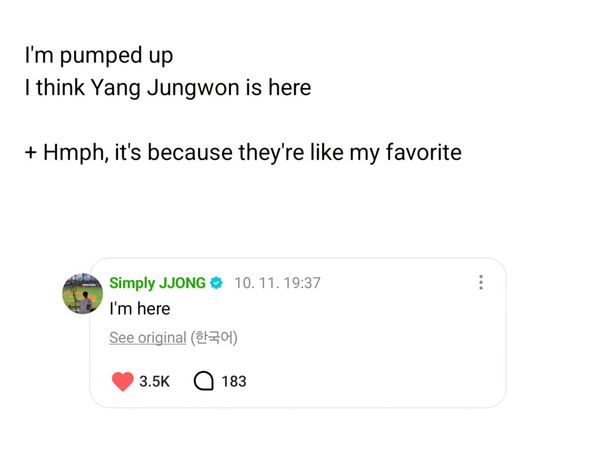 noxwonchu's tweet photo. i forgot to post this earlier, but i find it so cute that jay always replies when someone mentions or misses jungwon https://t.co/Yy2lMElSTH