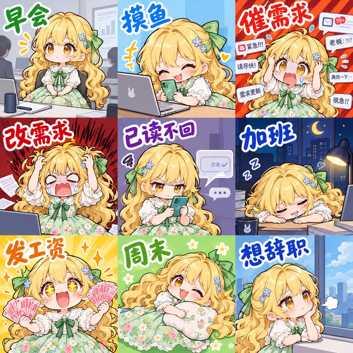 ai_li8668's tweet photo. 自创ip表情包，萌萌哒 https://t.co/VA7sRlUPpy
