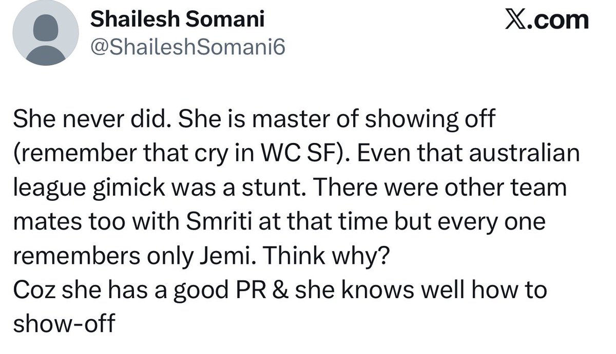 iwct_coffee's tweet photo. Tweet not about Jemi after talking BS😭😭
The zombies are showing their true colors now that their PR idol has the captaincy…
Harman is done now they will start crying on Jemi, Shafali others..
Most insecure &amp; toxic bunch 🤢 https://t.co/WK8aYIDrHo