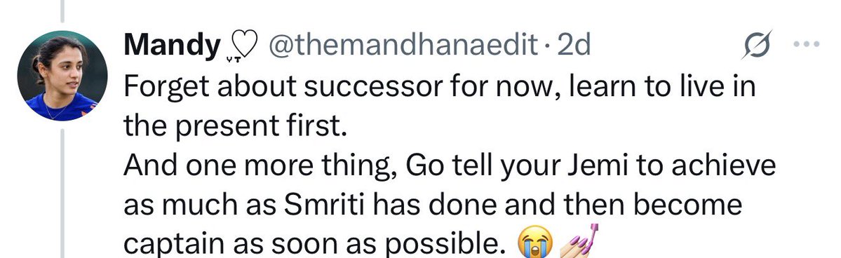 iwct_coffee's tweet photo. Tweet not about Jemi after talking BS😭😭
The zombies are showing their true colors now that their PR idol has the captaincy…
Harman is done now they will start crying on Jemi, Shafali others..
Most insecure &amp; toxic bunch 🤢 https://t.co/WK8aYIDrHo