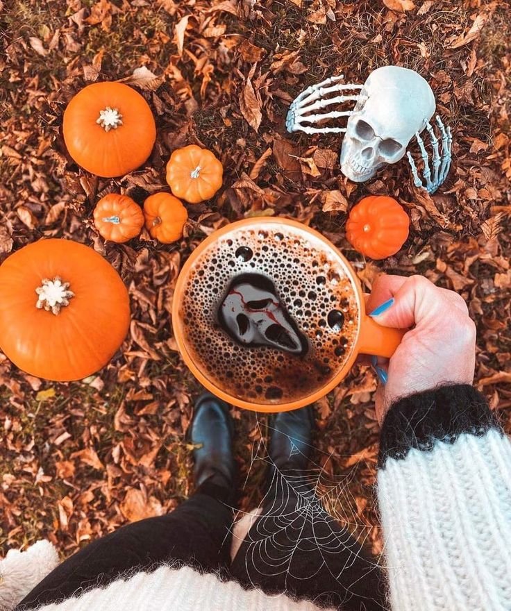 scarcelyimagine's tweet photo. #cr: pumpkin spice &amp; poltergeist 🎃👻 
buddy read with oomfie @yorit1 !! https://t.co/cBDkaNlZlr