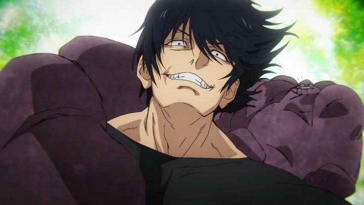 AcervoToji's tweet photo. toji com esse sorriso de psicopata me deixa com a calcinha ensopada vocês não tem noção disso https://t.co/sBHlocux92