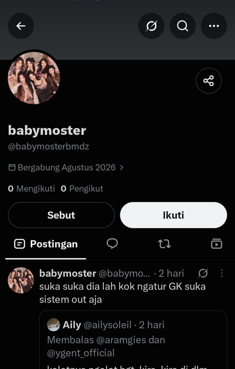 blueyyfly's tweet photo. Lo pada gue ingetin ya, nih akun tuh akun oknum yang make identitas bm (pp/username) jdi gausa kepancing sm akun ini. Dari typing dia aja udah mirip bocil gak sih anjir?🤣 Mana tuh akun masih baru lagi dibuat tahun ini wkwk @babymosterbmdz https://t.co/RVijmmEkg7