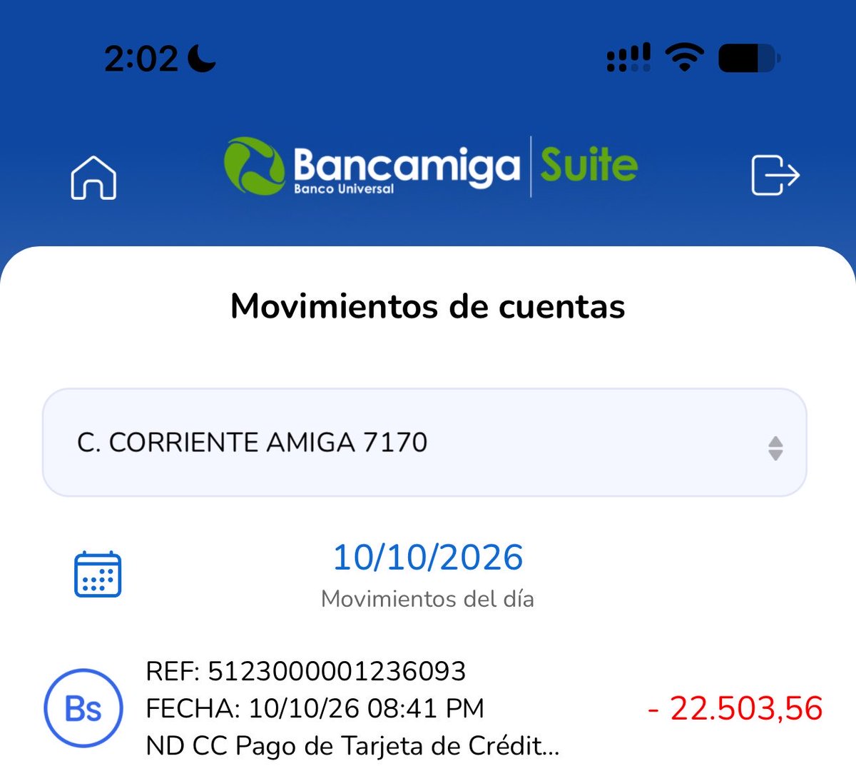 alexandernava_'s tweet photo. No pues, gracias @bancamiga por quitarme el dinero que tenía pa sobrevivir hasta la quincena 🥰 https://t.co/oOIeXrmfXA