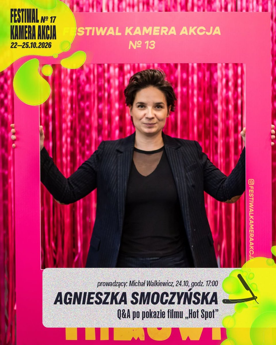FestKameraAkcja's tweet photo. To ONE stoją za najgłośniejszymi polskimi tytułami tego roku! 👀
Wyraziste kino i rozmowa po seansie — czyli wszystko, co na festiwalu najlepsze! 
✍️ Rezerwujcie czas na kolejne spotkania w programie 17. FKA! Karnety w sprzedaży tylko do tego wtorku!
https://t.co/mgO4hz9ji8 https://t.co/1hOW0fhMXD