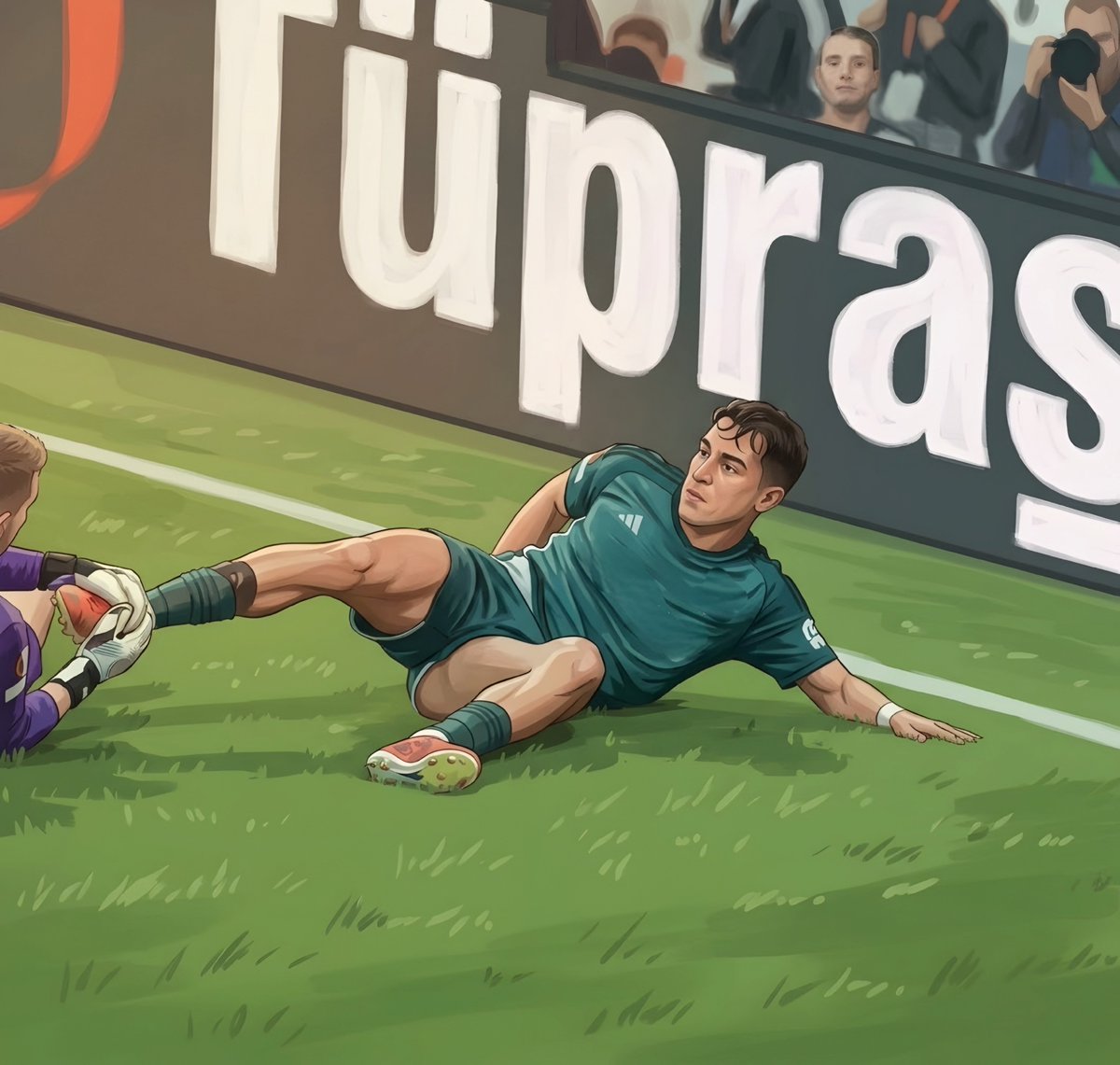 _vlknylmz's tweet photo. 'Futbol ayak oyunu değil bir spordur' diyen TFF'den bu görsele bir cevap bekliyoruz.

İyi mi böyle? @TFF_Org https://t.co/zP16KqJZm7