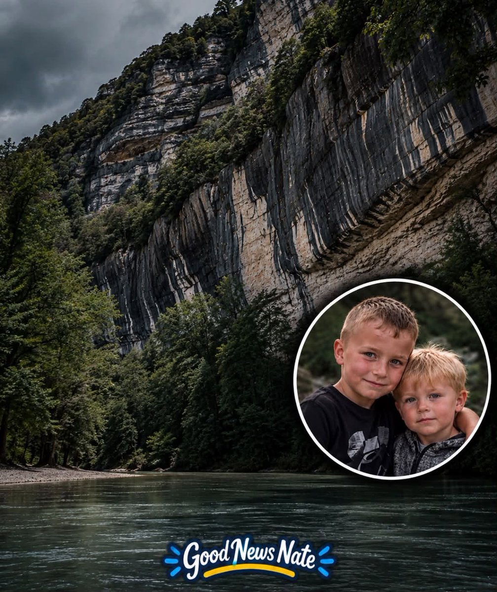 wynneflh's tweet photo. A 3-year-old boy plunged nearly 100 feet down a cliff and disappeared beneath the freezing water of a creek. But before rescuers could reach him, his 7-year-old brother went down the very same cliff to try to save his life.

Dakota Duke was hiking with his family in Oklahoma when his little brother, Riley, slipped over the edge. Dakota didn’t hesitate. He scrambled down the steep, rocky slope, injuring himself along the way, until he reached the water below.

But Riley was underwater, badly hurt, and Dakota wasn’t strong enough to pull him out.

So the 7-year-old jumped into the freezing creek, grabbed his little brother, and lifted his head above the surface. He held him there, refusing to let him slip beneath the water again as rescuers raced to reach them.

Riley suffered a fractured skull, broken ribs, and a serious brain injury. Dakota needed stitches himself.

But both boys survived. And after everything they’d been through, they were eventually back home together.

Dakota was only 7 years old. He couldn’t carry his brother to safety, but he did the one thing that mattered most: he kept him breathing until help arrived.

At just 7 years old, Dakota gave his little brother the greatest gift of all. A chance to grow up.💙
