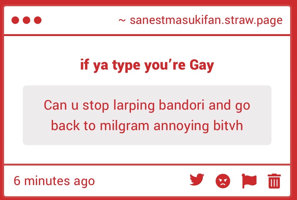 reonamasuki's tweet photo. ??? ive liked bandori since i was little 😭 i literally joined the milgram fandom this year https://t.co/uE3zuswQNg