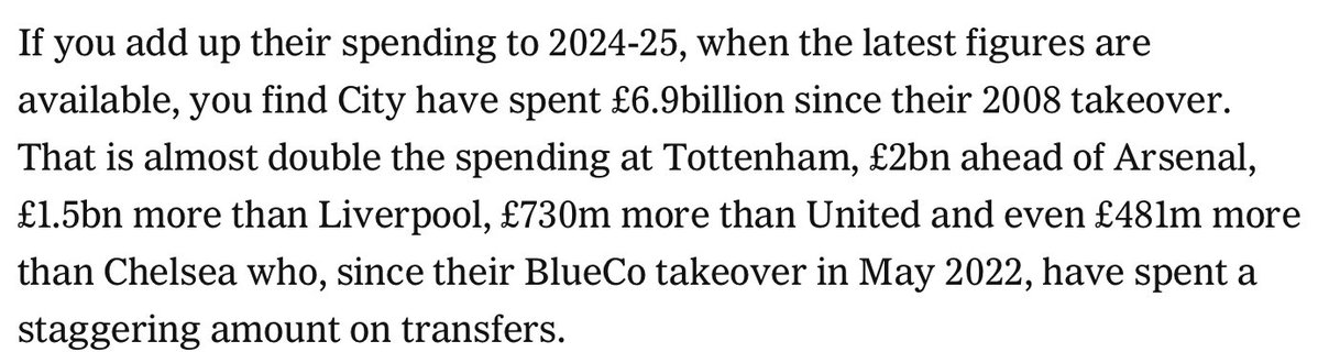 ZeddFaux's tweet photo. @alan__s66 @FrankEra_ Nice try. City have, in fact, just spent much much much more than everyone else. And this is just what we know about… https://t.co/uRdkF1cNQy