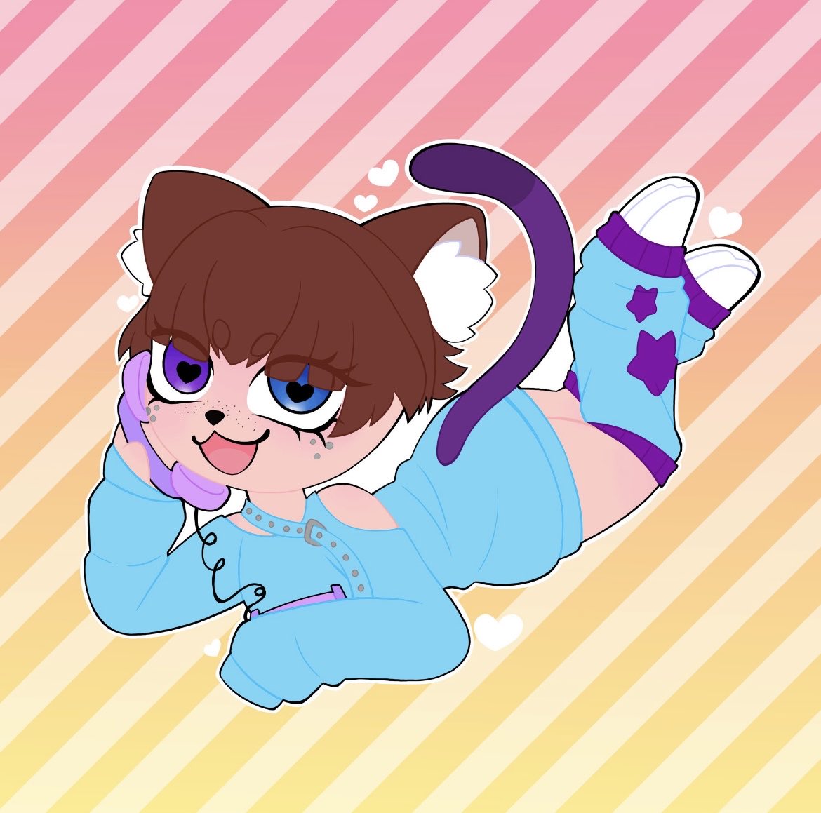twilightgh0stVT's tweet photo. @Wynnie_VT It would be amazing to have cat ears and a tail💜 https://t.co/kljrFASKVU