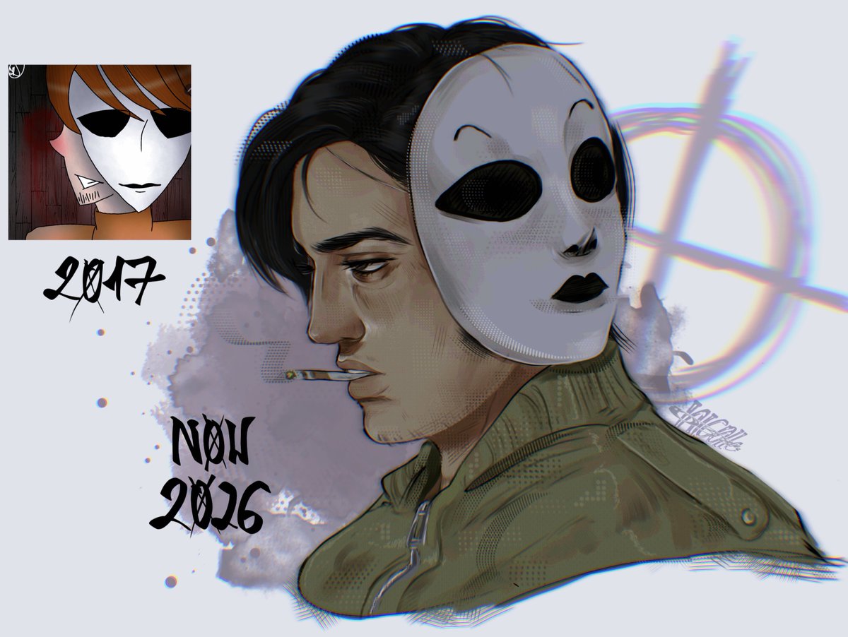 nic0lle0384's tweet photo. redraw of my old drawing twink death ⦻ #marblehornets #timwright https://t.co/qYDSiWlzv3