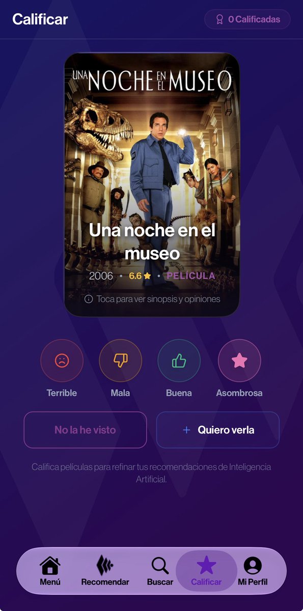 GermanA97's tweet photo. ¿Qué calificación le ponen a Una noche en el museo? 

En Cinematch las opciones son Terrible, Mala, Buena o Asombrosa, sin punto medio, así que toca decidirse. 

Respondan sin pensarlo mucho. https://t.co/Ug6k4465p3