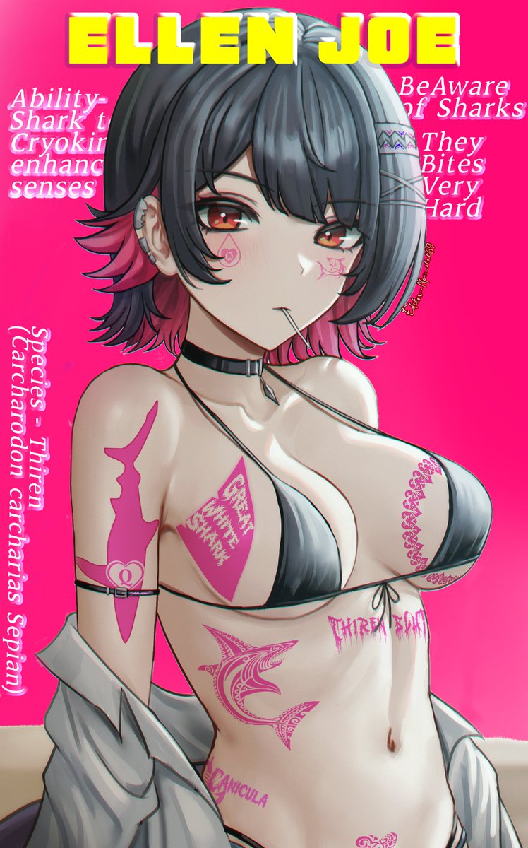 Npc_Slut69's tweet photo. Shark 🦈
ellen_joe 
#bleached_edit #qoh_edit #bleached_waifu_edit 💕 https://t.co/FSDm4Rmfls