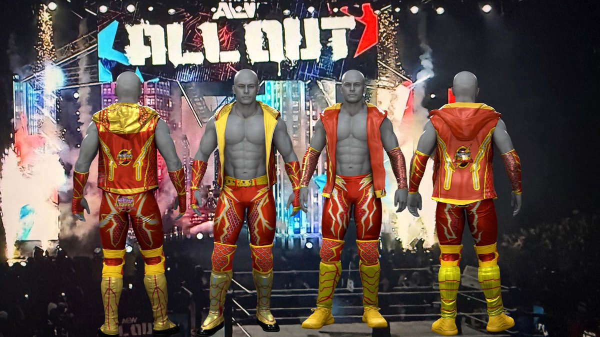 WrestleSpace30's tweet photo. New Level (Kofi and Austin Creed) All out 26 attires uploaded to Community Creations!!
Tag:newlevelallout26
#wwe2k26 #AEWAllOut https://t.co/39KHswGy9E