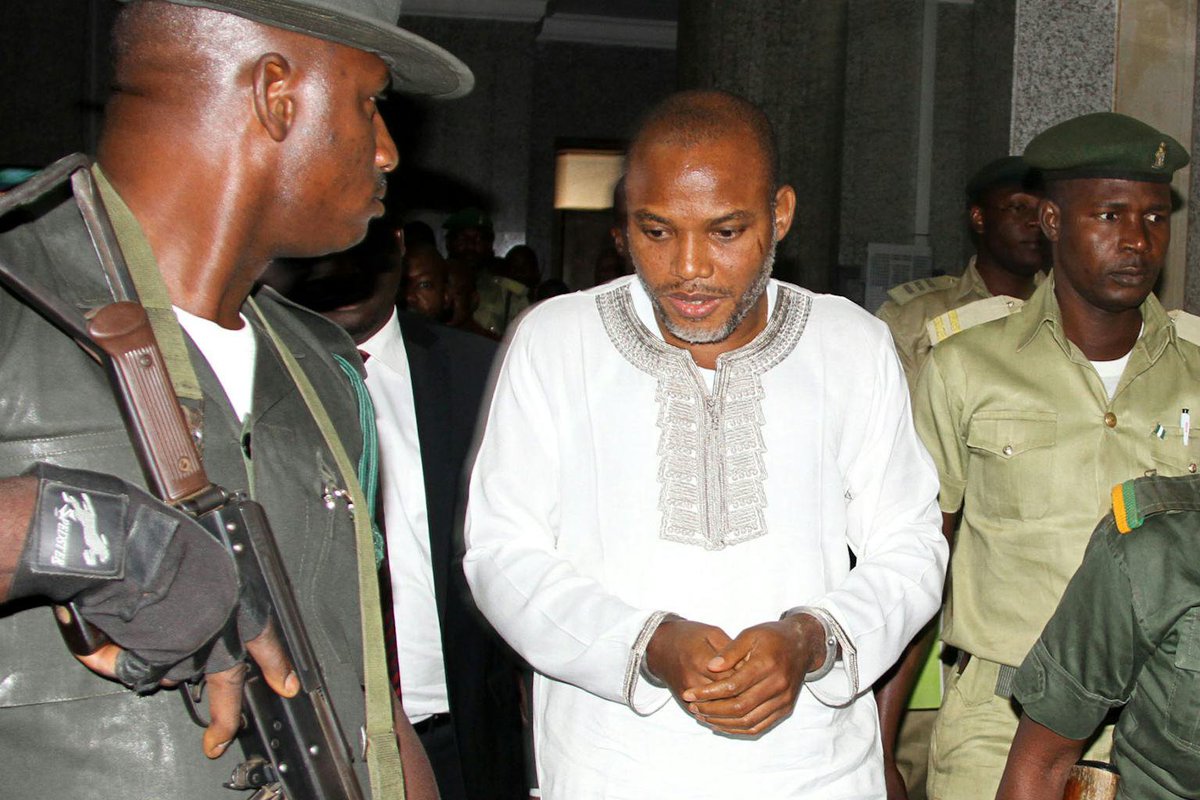 im_Kolins's tweet photo. Some Yorubas are celebrating, thinking Nnamdi Kanu is suffering the consequences of his struggle in Sokoto Prison. But they may be celebrating too soon! 👀

The claim is that Tinubu’s government approached him yesterday to find out whether he had changed his mind, allegedly hoping to use him as a political tool ahead of the 2027 presidential election.

But Nnamdi Kanu’s reported response? He would rather die in prison fighting for the restoration of Biafra than surrender his conviction for any political deal.
Whether you agree with him or not, that is the image of a man who refuses to abandon his cause. 👑❤️🫶