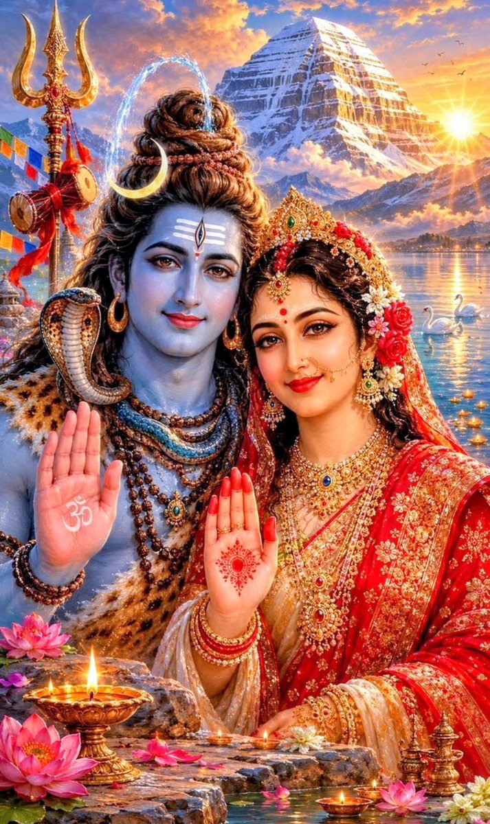 Gravim71's tweet photo. जय शिवशंकर, जय गंगाधर, करुणाकर
करतार हरे
जय कैलाशी, जय अविनाशी, सुखराशि,
सुख-सार हरे
जय शशिशेखर जय डमरूधर जय जय
प्रेमागार हरे
जय त्रिपुरारी जय मदहारी अमित अनन्त
अपार हरे
निर्गुण जय जय सगुण अनामय निराकार
साकार हरे
पार्वतीपति हरहर शम्भो पाहिपाहि
दातार हरे
🌺🍃ॐ नमःशिवाय🍃🌺 https://t.co/Ez6NGS3ZDP