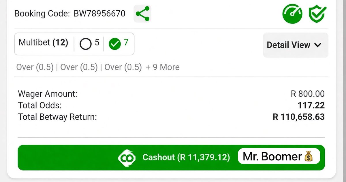 mrbetwayboomer's tweet photo. R11.3K cash out is now available here!🤑🔥

Only 5 games left to BOOM!💪 https://t.co/m51sHE8crT