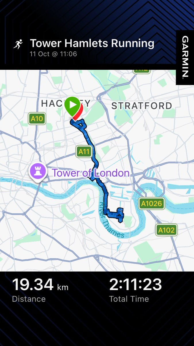 AshleyBurton_13's tweet photo. The long run across Regents Canal and the river Thames. Passing Canary Wharf and ending up somewhere in the Isle of Dogs. I intended for 10 ended up doing 12 miles happy with that. Easier than last week. #longrun #Justdoitsunday #ukrunchat #runchat #marathontraining https://t.co/9xKqP1uciT