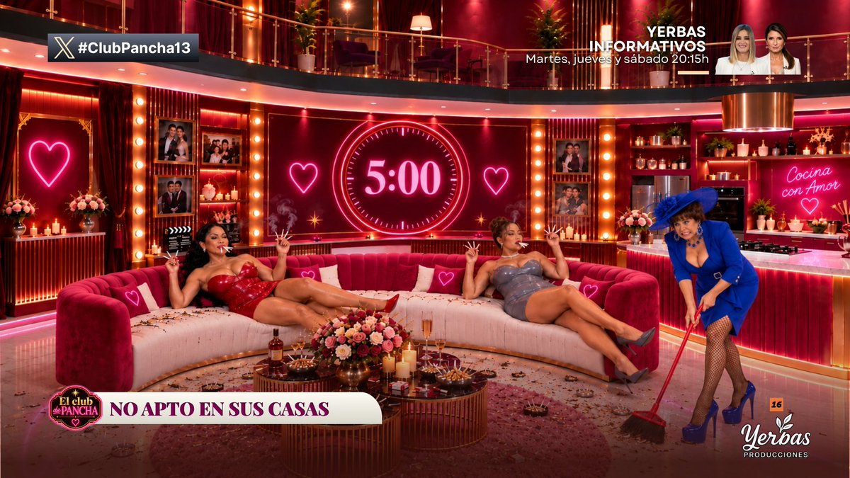 ElClubdePancha's tweet photo. ⏳¡Arranca el reto!

🧹 Greta empieza a recoger como una condenada pero le esta costando muchisimo, mientras Lorena y Pancha siguen a su rollo. ¿Greta conseguirá el reto?

💋#ClubPancha13 https://t.co/MYac1xw4tf