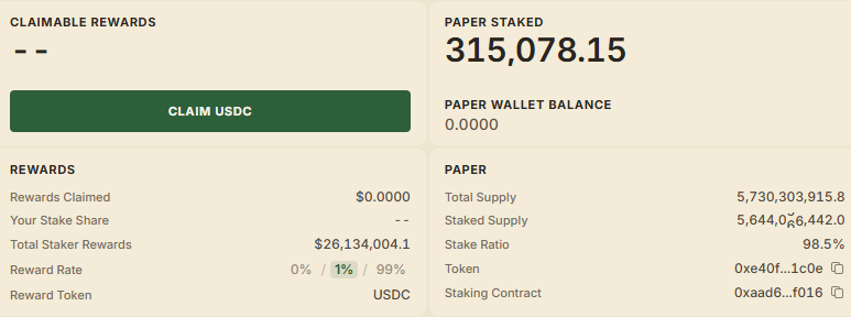 PaperStrategyX's tweet photo. Paper Strategy now holds and stacks over 315,000 $PAPER https://t.co/tmg6zlOWqV