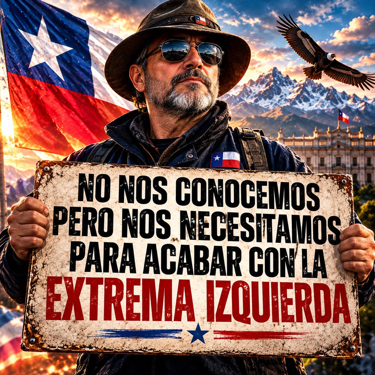 PelaoTelo2's tweet photo. 🇨🇱 NO NOS CONOCEMOS, PERO NOS NECESITAMOS.

No necesitamos ser amigos, pertenecer al mismo partido ni pensar igual en todo.

Nos une algo mucho más grande: el anhelo de vivir en un Chile seguro, libre, justo y próspero, donde nuestras familias tengan futuro.

Porque la patria no se construye desde las diferencias que nos separan, sino desde los principios y objetivos que nos unen.

Podemos ser miles de desconocidos, pero compartir una misma esperanza.

🇨🇱 ¡CHILE ES MÁS GRANDE QUE NUESTRAS DIFERENCIAS!

#ChilePrimeroSiempre #UnidadCiudadana #PatriaYLibertad