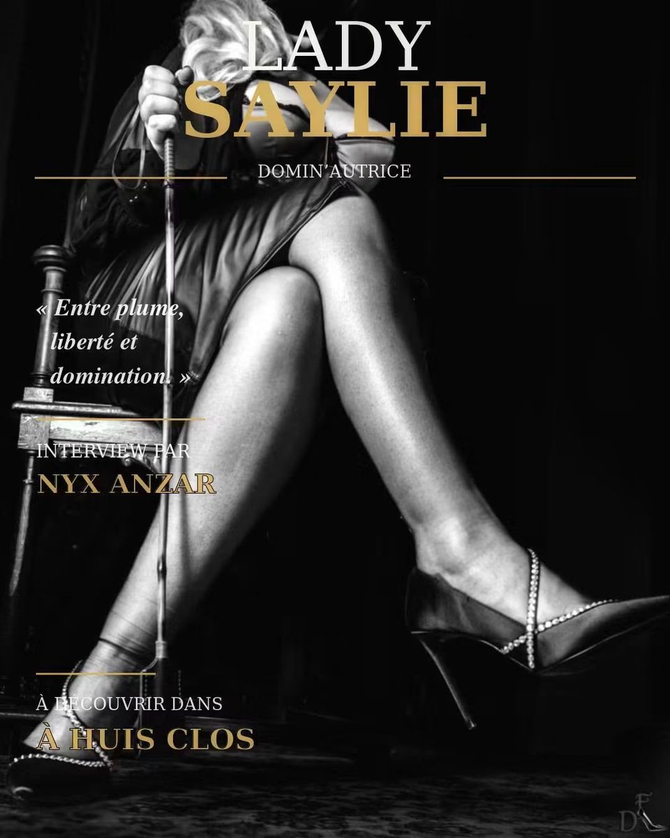 NyxAnzar's tweet photo. Il est des femmes qui imposent leur présence.
D’autres qui marquent par leurs mots.
Lady Saylie réunit les deux.
Domin’Autrice, elle fait de sa plume un territoire où se rencontrent sensualité, liberté et domination.
Interview menée par Nyx Anzar https://t.co/yxHTyonta4