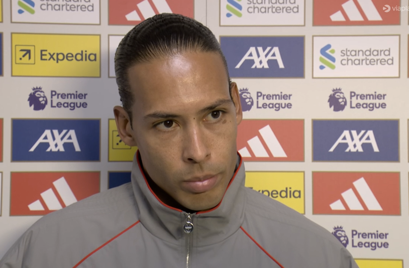TouchlineX's tweet photo. 🚨🗣️ 𝗡𝗘𝗪: Virgil van Dijk: "Once the final verdict [Manchester City] comes out, I will give my opinion..." https://t.co/YQmHRbU7p4