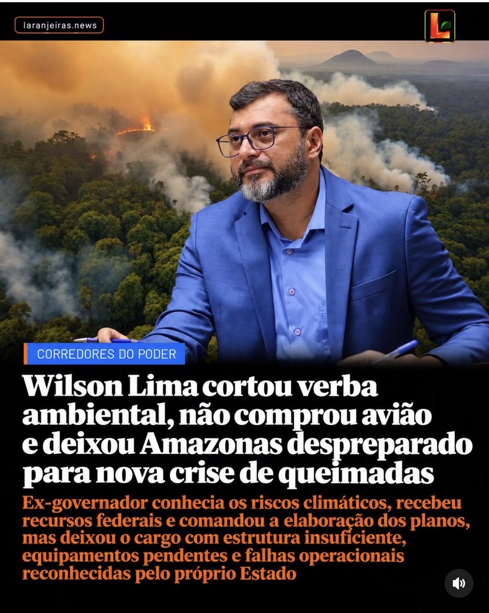 MayconMEDVET's tweet photo. ‼️ Estamos falando do pior ex-governador da história do Amazonas e do Brasil,estávamos diante de negacionista climático, a culpa tbm é dos deputados eleitos pelo Am q deveria só fazer o seu trabalho de cobrar e fiscalizar,mas escolheram se calar 🤷🏽 https://t.co/KYmkKoD3pm