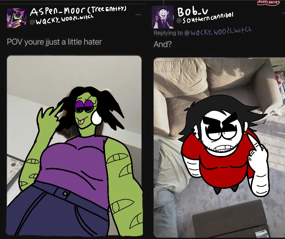 Bobvelseb113's tweet photo. Have I told y'all that I love them both?
#bobvelseb
#spookymonth
#spookymonthbobvelseb
#spookymonthfanart
#spookymonthbob
#spookymonth7
#spookymonth7aspenmoor https://t.co/ZvWd4o1z61
