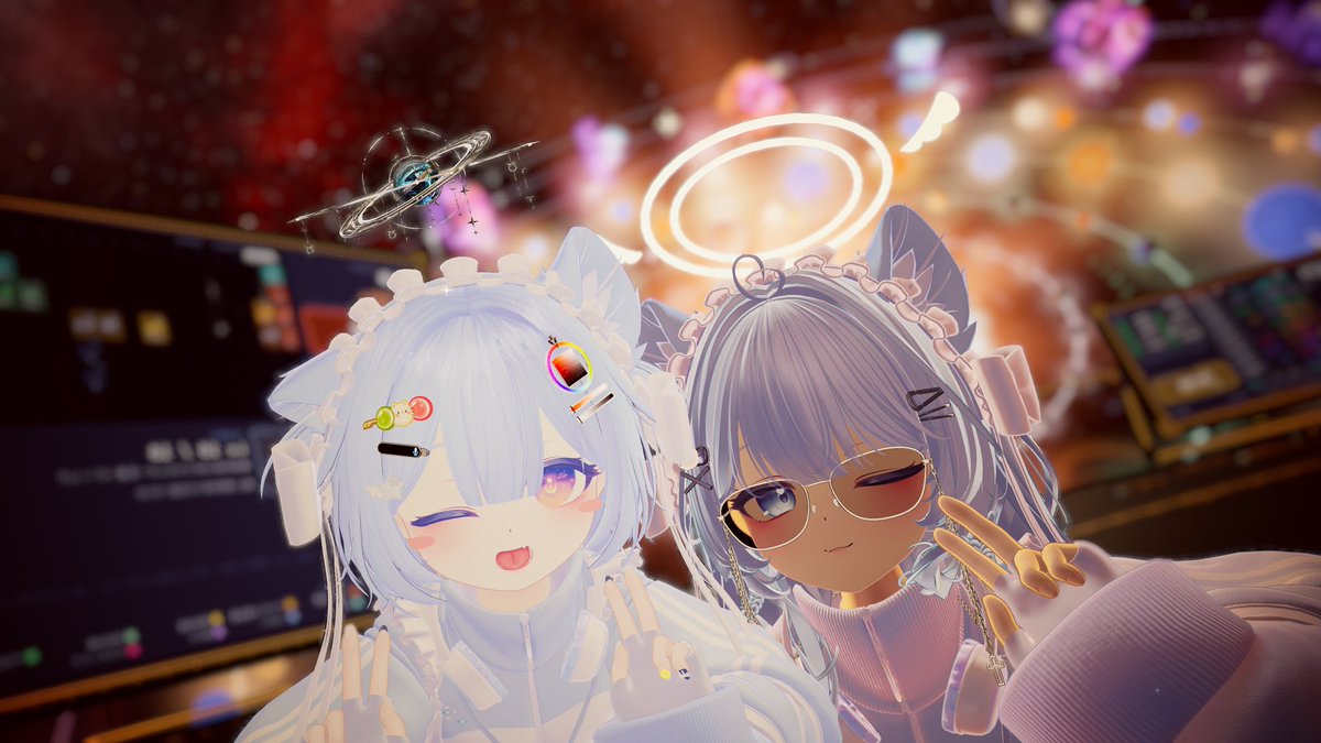 shiroi_syumei's tweet photo. おはしろ〜
月曜日！ゆったりがんばろー
 #VRchat   #PMMA3D  #ぷまちゃん https://t.co/eP9MBaknhE