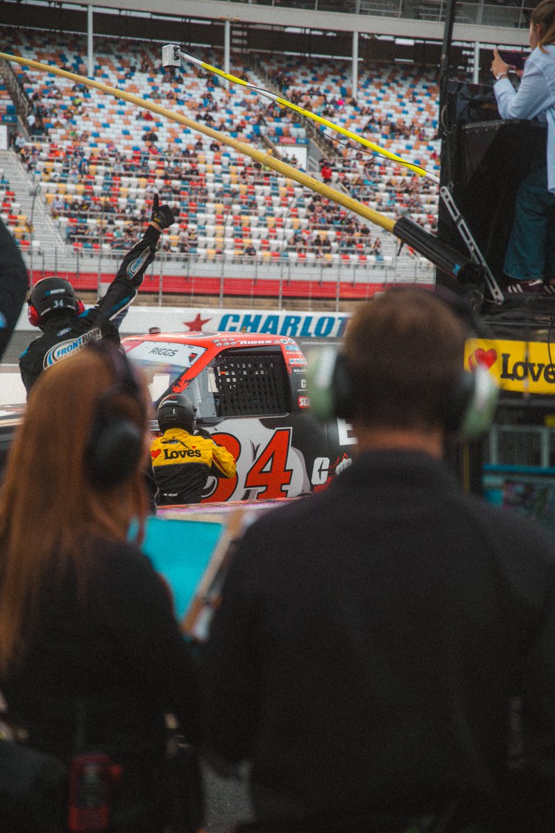 kaitlynvincie's tweet photo. Charlotte Trucks with @NASCARONFOX✔️ 

See you next, Phoenix. https://t.co/sVslWACtyX