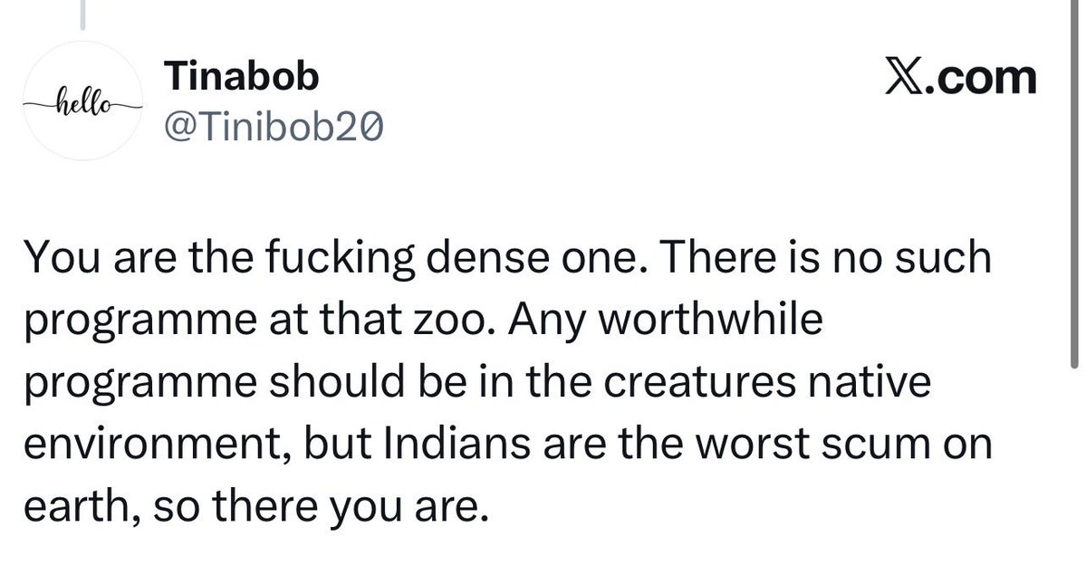 theindigequeer's tweet photo. Tries to explain how Wildlife Conservation works &amp; how Yorkshire Wildlife Park is part of wildlife conservation programs > blocks me after showing they’re racist 

Can’t make this up, the jokes write themselves 😭 https://t.co/7LIrzZ3HxE