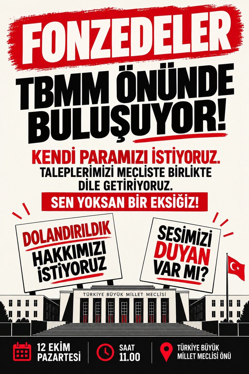 zadefon's tweet photo. Gün birlik olma ZAMANI.

Tüm fon mağdurları TEK YÜREK.

#FonzedelerTBMMde https://t.co/t4jlUYubet