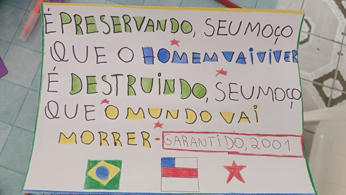 VOGUEPJIM's tweet photo. meu cartazinho vai ser humilhado por quais da minha letra, mas o meu namorado disse que tá bonitinho 🙏 https://t.co/5XTrP5O6hp