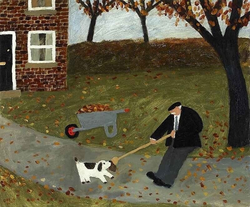 dieworkwear's tweet photo. this fall, consider dressing like the man in gary bunt's paintings https://t.co/zzZnKfwynm