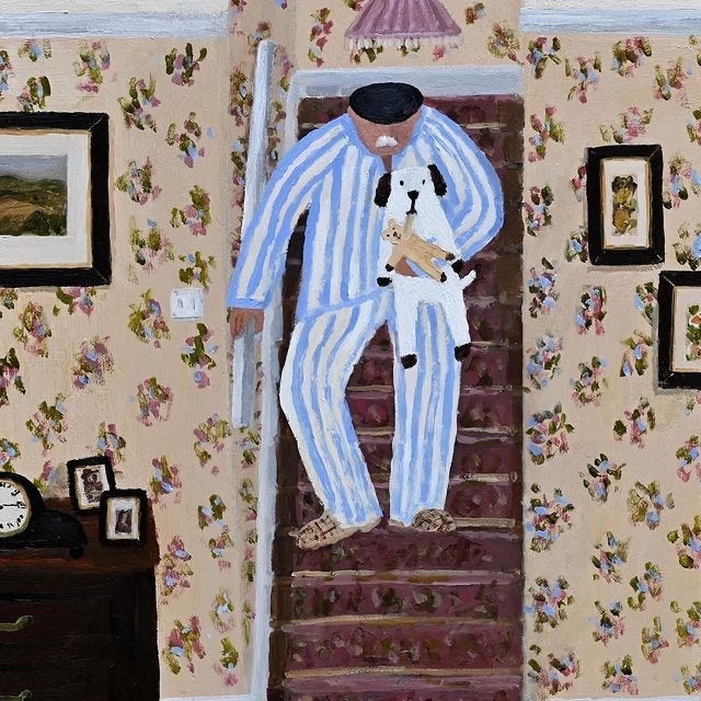 dieworkwear's tweet photo. this fall, consider dressing like the man in gary bunt's paintings https://t.co/zzZnKfwynm