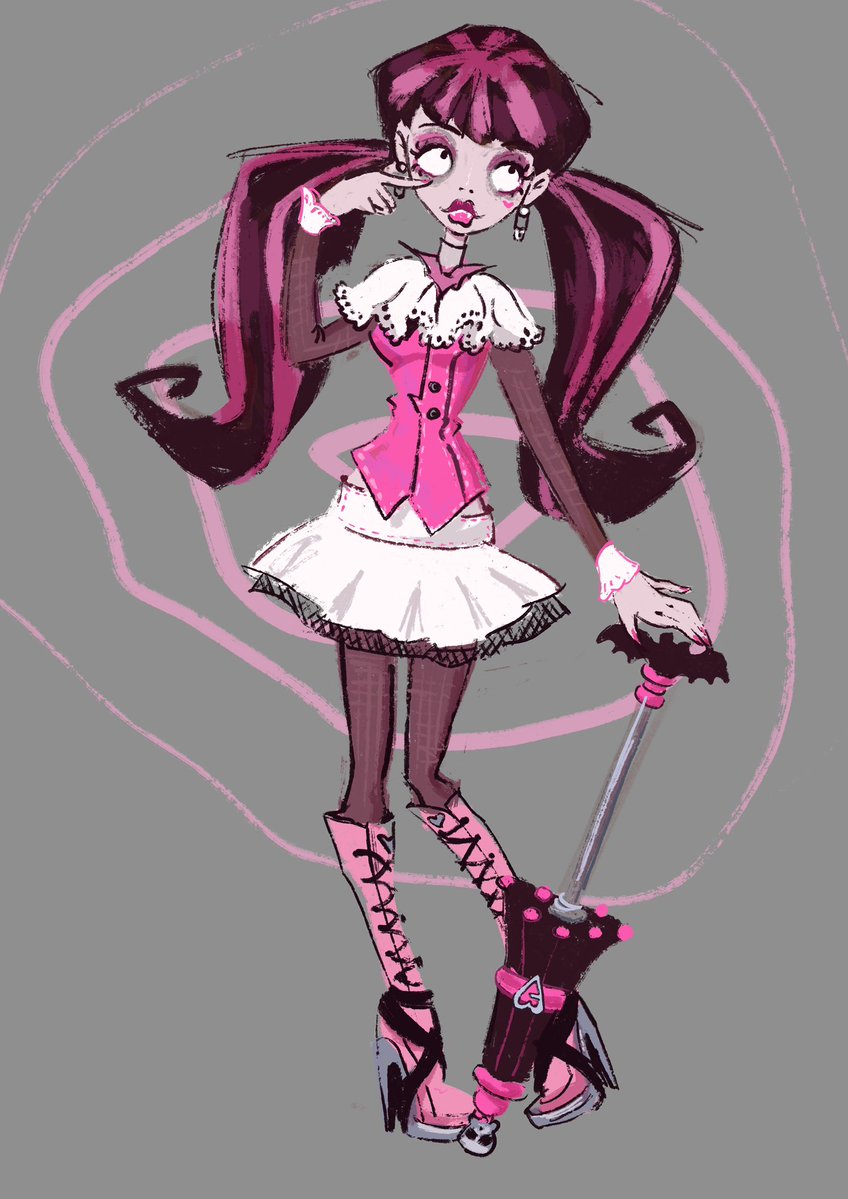 alyskik's tweet photo. monster high + tim burton style🦇
who’s your fav character?⬇️ 
#monsterhigh #fanart #timburton #artmootsㅤ https://t.co/e1xuHIoNRB