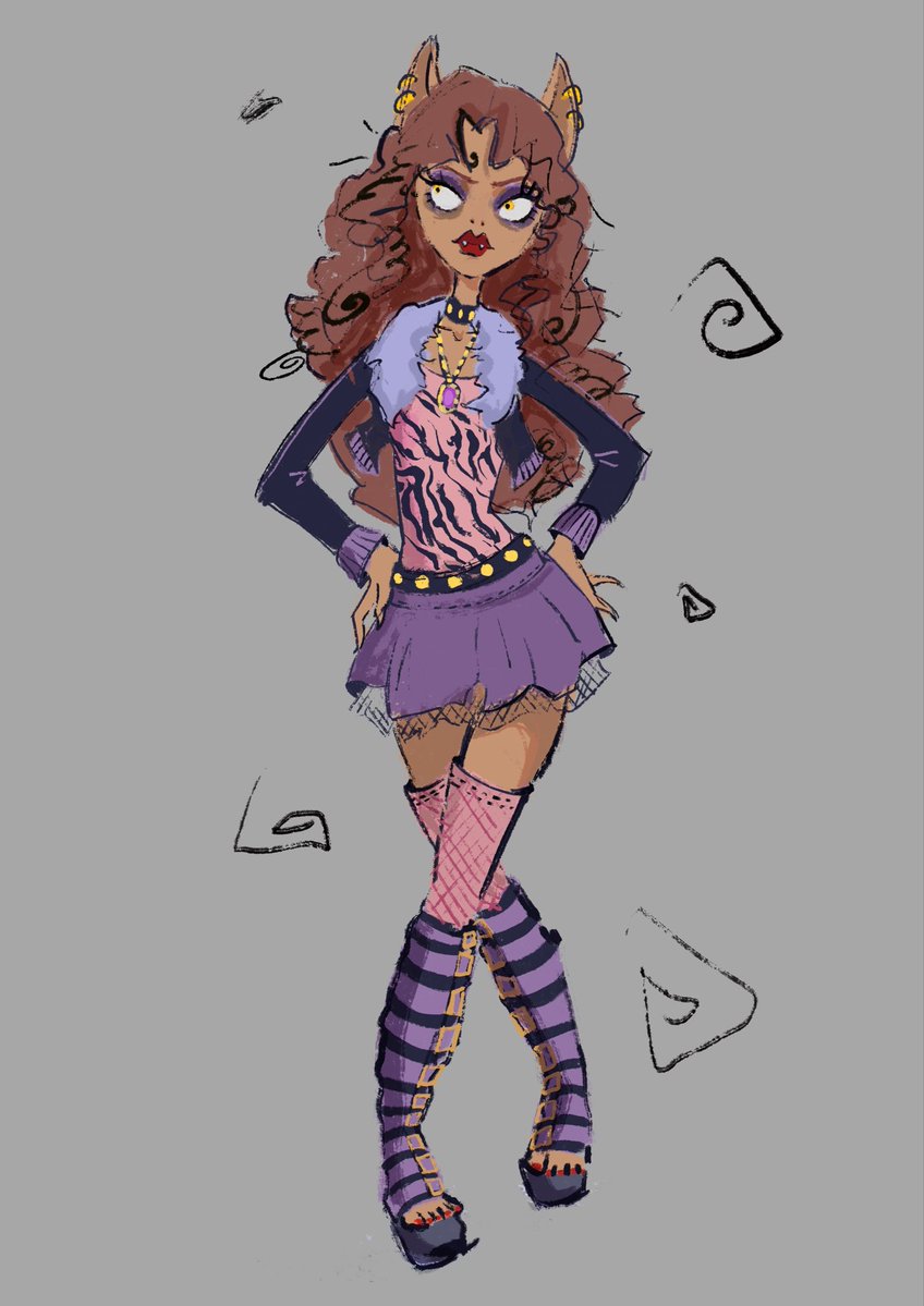 alyskik's tweet photo. monster high + tim burton style🦇
who’s your fav character?⬇️ 
#monsterhigh #fanart #timburton #artmootsㅤ https://t.co/e1xuHIoNRB