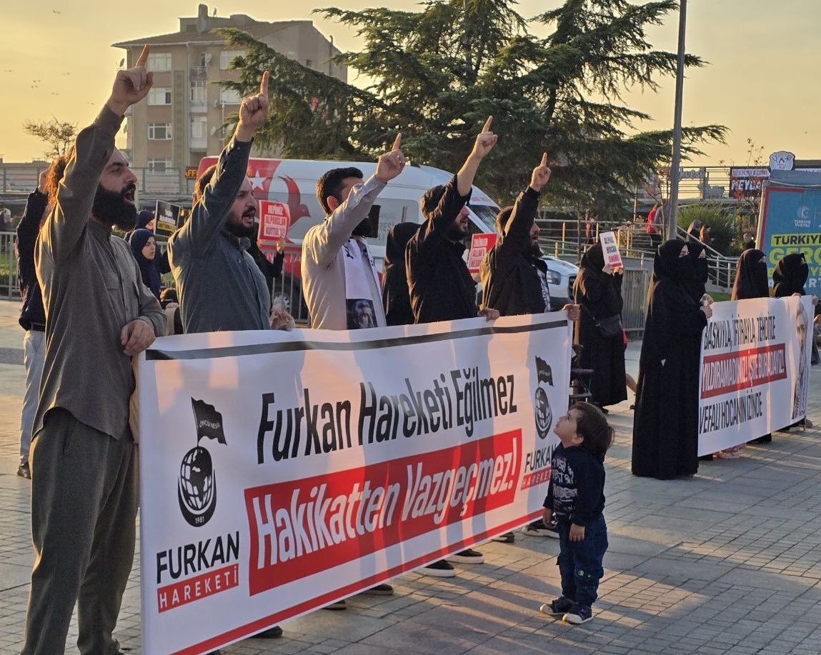 FurkanH41's tweet photo. Furkan Hareketi Kocaeli olarak, haksızca tutuklanan Alparslan Kuytul Hocaefendi, Semra Kuytul Hocahanım ve kardeşlerimiz için #BasınAçıklaması gerçekleştirdik!

🗓️11.10.2026 Pazar

#OzgürlükYürüyüşleri
ZulmeKarşı Meydanlardayız
Mücadelemiz AllahIçin https://t.co/NWzCrfygPc