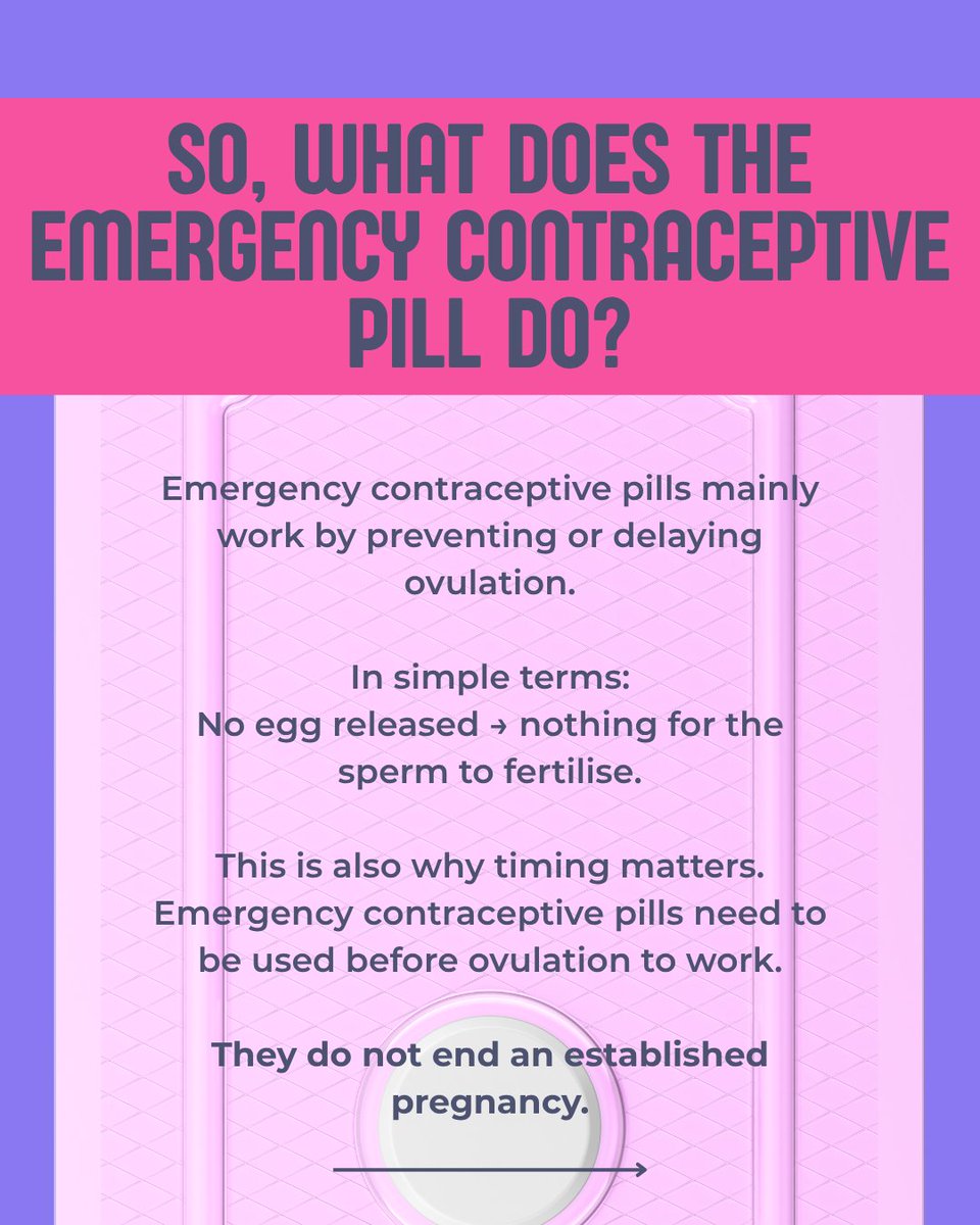 LutonSH's tweet photo. Emergency contraceptive pills mainly work by preventing or delaying ovulation, so there’s no egg available for sperm to fertilise.

The copper IUD works differently, using copper to affect sperm and prevent fertilisation.

#Luton #LutonSexualHealth #EmergencyContraception https://t.co/xOTELcHL21