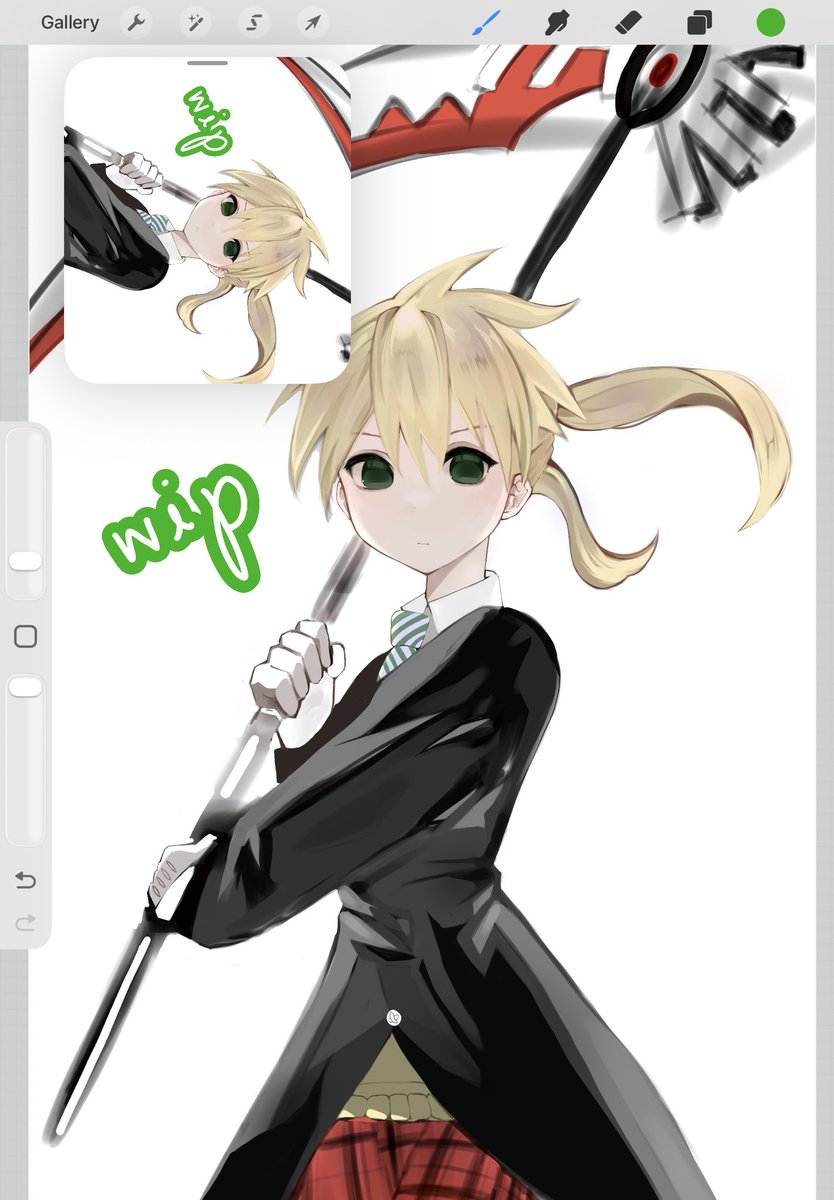 d3Ath3kxd's tweet photo. wip #ソウルイーター #souleater #maka https://t.co/geunJwkaaM